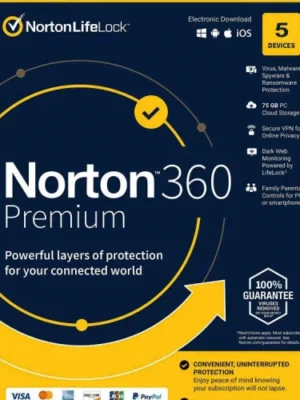 Norton 360 Premium 5 Devices 1 Year